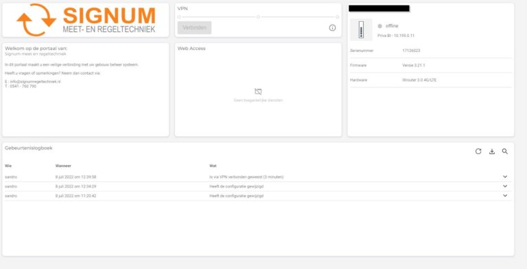 Support Signum cloud - Signumregeltechniek
